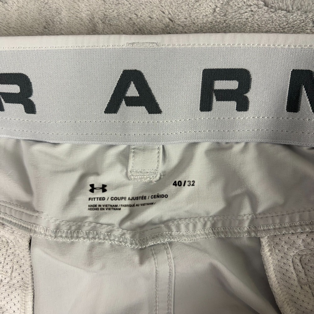 Under Armour Mens Canyon Pants 40x32 Gray Water Repellent Cinch Hiking 1351391 - Picture 6 of 6